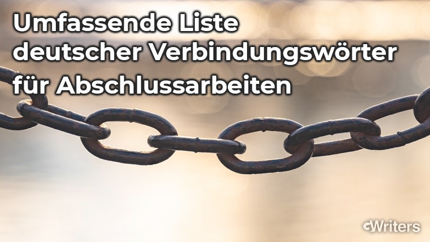 verbindungswörter bachelorarbeit